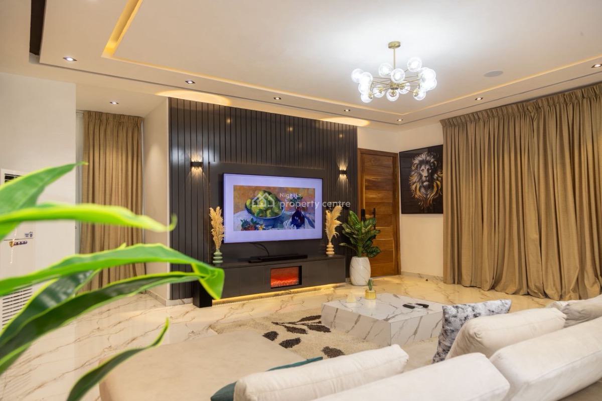 Luxurious 3 Bedroom Maisonette with a Private Cinema, Lekki Phase 1, Lekki, Lagos, Flat / Apartment Short Let