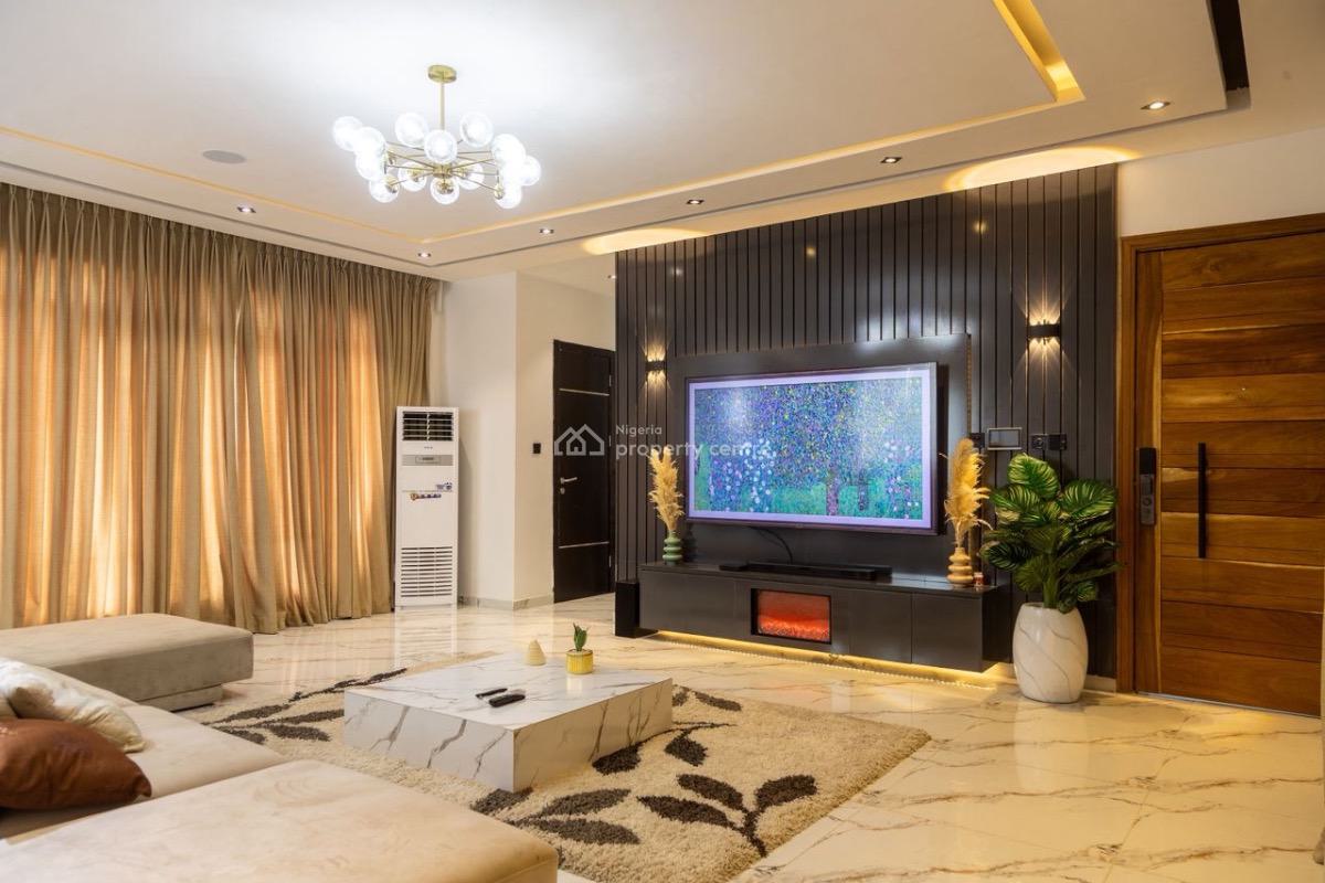 Luxurious 3 Bedroom Maisonette with a Private Cinema, Lekki Phase 1, Lekki, Lagos, Flat / Apartment Short Let