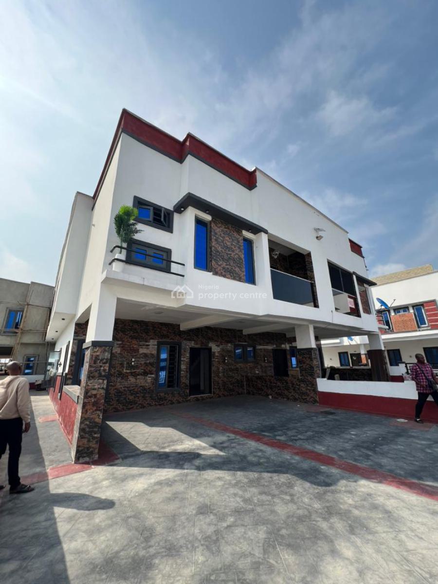 Newly Built 4 Bedroom Semi Detached Duplex with Bq in a Secure Estate, Orchid, Lekki, Lagos, Semi-detached Duplex for Sale