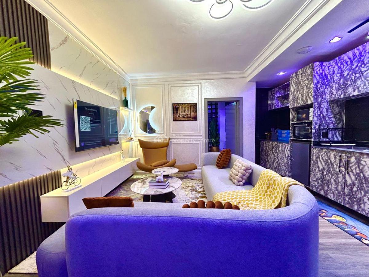 Brand New Smart Luxury 2 Bedroom Apartment with Swimming Pool  and Ps5, Lekki Phase 1, Lekki, Lagos, Flat / Apartment Short Let
