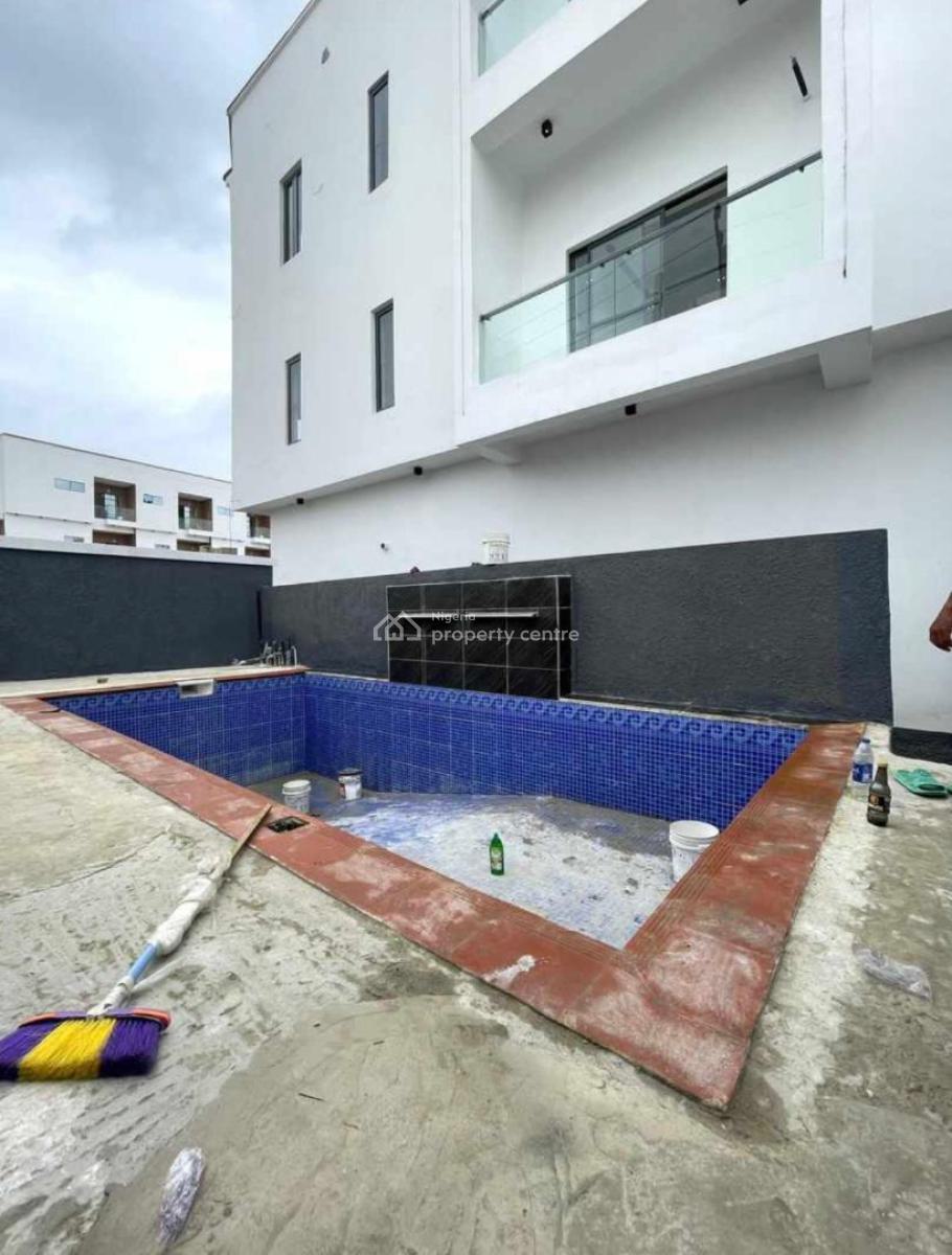 Luxury 4 Bedroom Duplex with Bq and Swimming Pool, Ikate, Lekki, Lekki, Lagos, Terraced Duplex for Rent