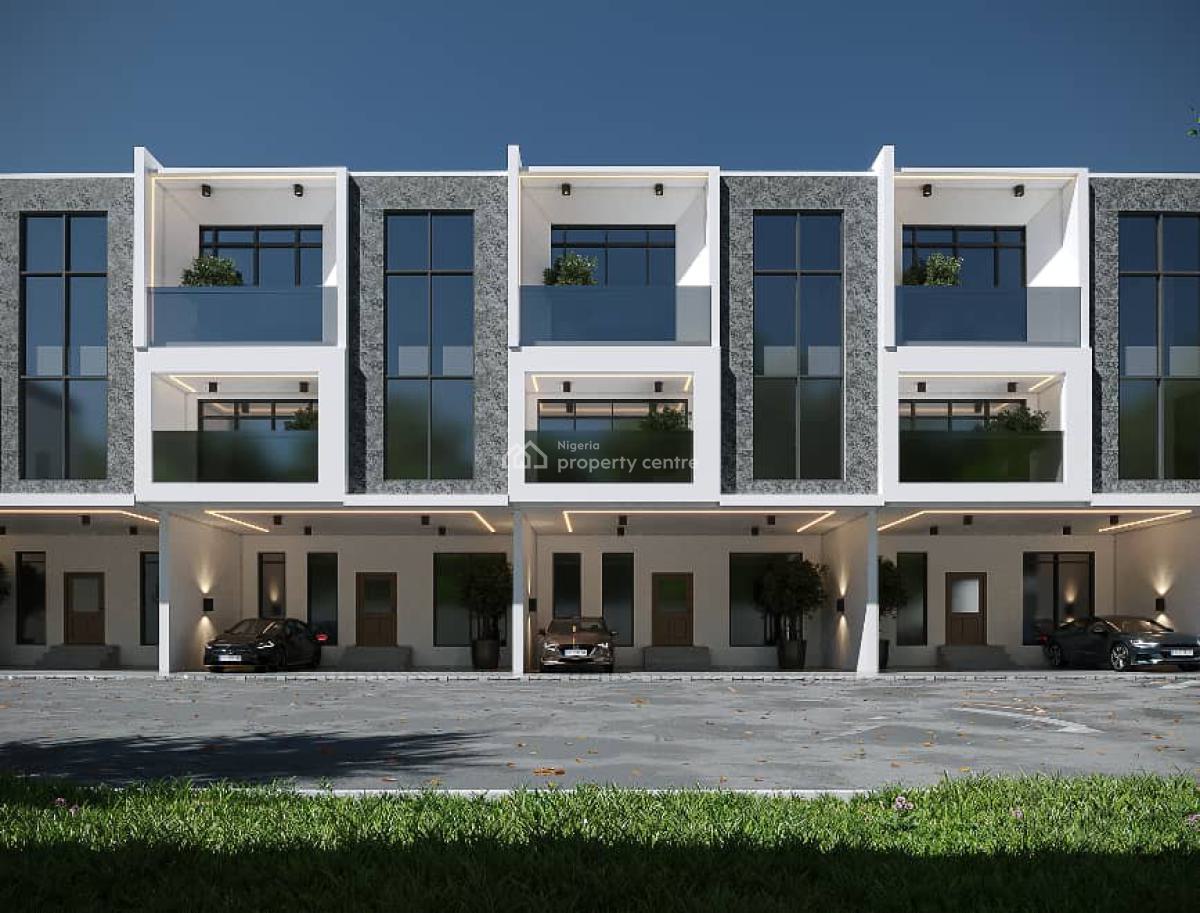 Premium and Exclusive 4 Bedroom Terraces Swimming Pool - Gym, Luxury Living - Modern Structure - All Room Ensuite - Family Lounge, Ikate, Lekki, Lagos, Terraced Duplex for Sale
