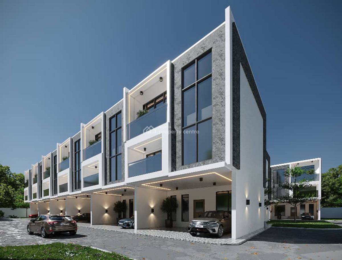 Premium and Exclusive 4 Bedroom Terraces Swimming Pool - Gym, Luxury Living - Modern Structure - All Room Ensuite - Family Lounge, Ikate, Lekki, Lagos, Terraced Duplex for Sale