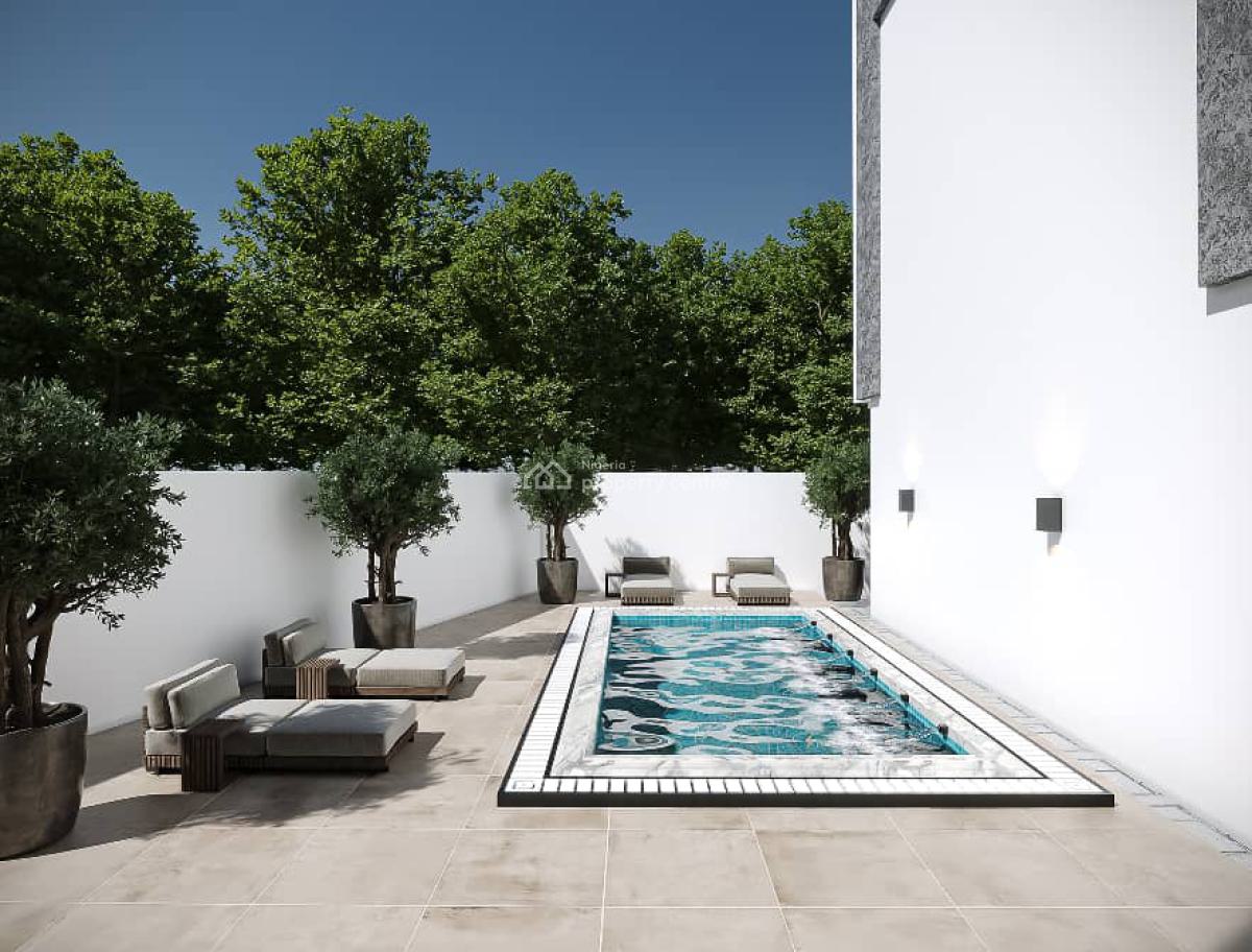 Premium and Exclusive 4 Bedroom Terraces Swimming Pool - Gym, Luxury Living - Modern Structure - All Room Ensuite - Family Lounge, Ikate, Lekki, Lagos, Terraced Duplex for Sale