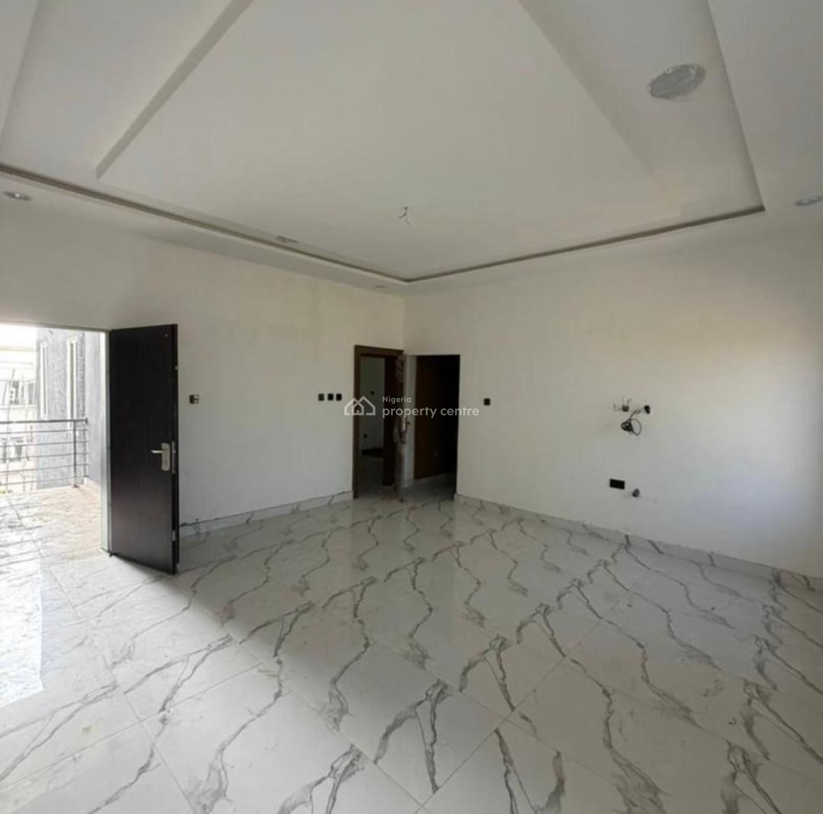 Newly Built 4bedrooms Terrace Duplex with a Room Boys Quarters, Guzape District, Abuja, Terraced Duplex for Sale