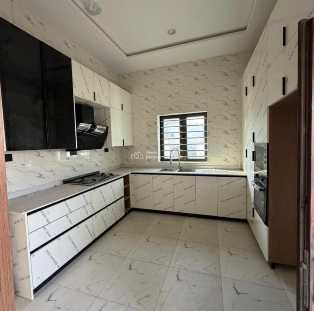 Newly Built 4bedrooms Terrace Duplex with a Room Boys Quarters, Guzape District, Abuja, Terraced Duplex for Sale