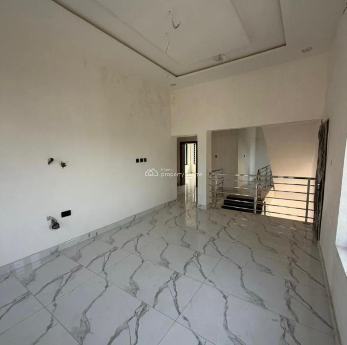 Newly Built 4bedrooms Terrace Duplex with a Room Boys Quarters, Guzape District, Abuja, Terraced Duplex for Sale