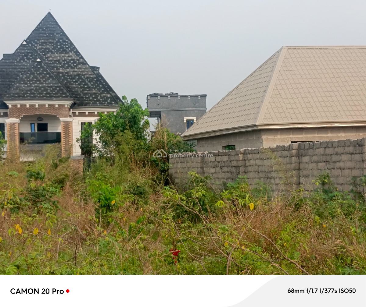 One & Half Plots with Dwarf Fence Advantage, Avu Close Umuguma World Bank, Owerri Municipal, Imo, Residential Land for Sale