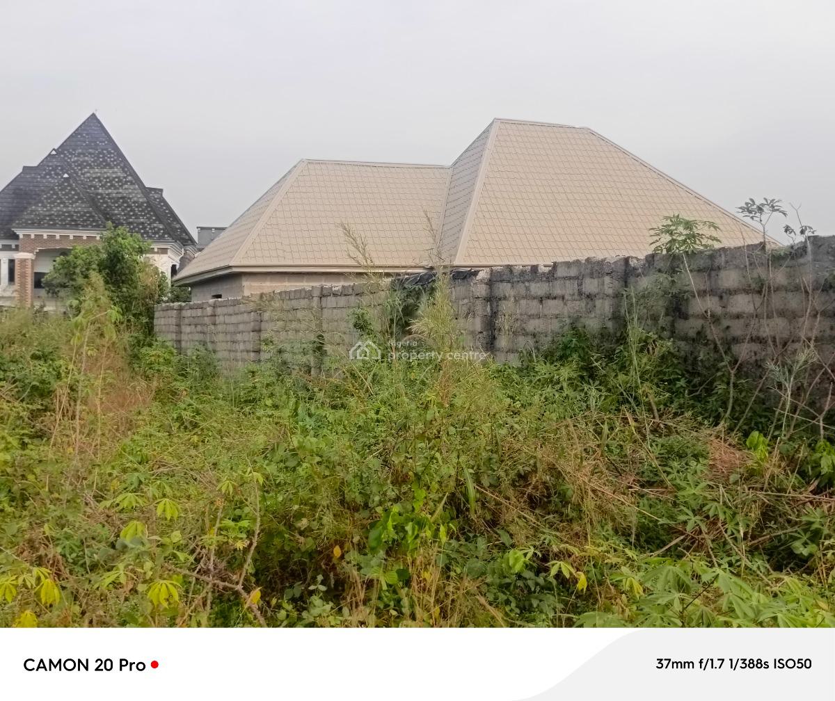 One & Half Plots with Dwarf Fence Advantage, Avu Close Umuguma World Bank, Owerri Municipal, Imo, Residential Land for Sale