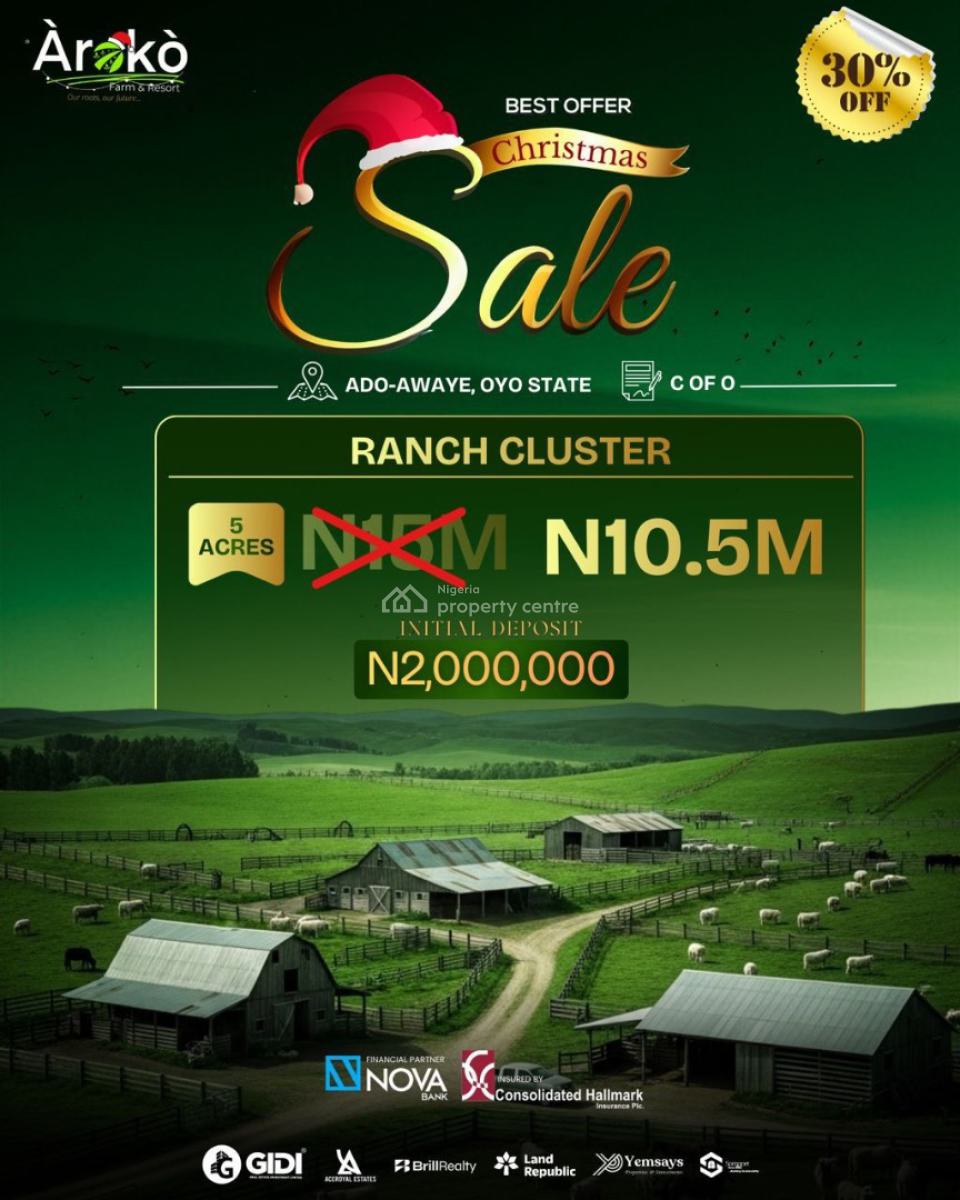 Farm Land, Ado-awaye, Ovo State, Ibadan, Oyo, Industrial Land for Sale