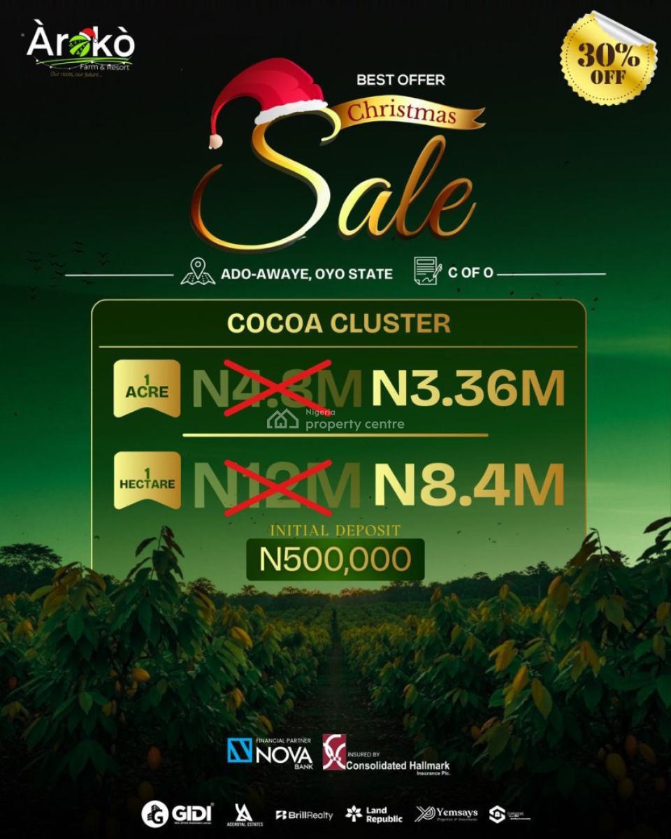 Farm Land, Ado-awaye, Ovo State, Ibadan, Oyo, Industrial Land for Sale