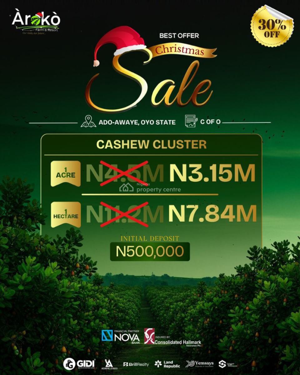 Farm Land, Ado-awaye, Ovo State, Ibadan, Oyo, Industrial Land for Sale