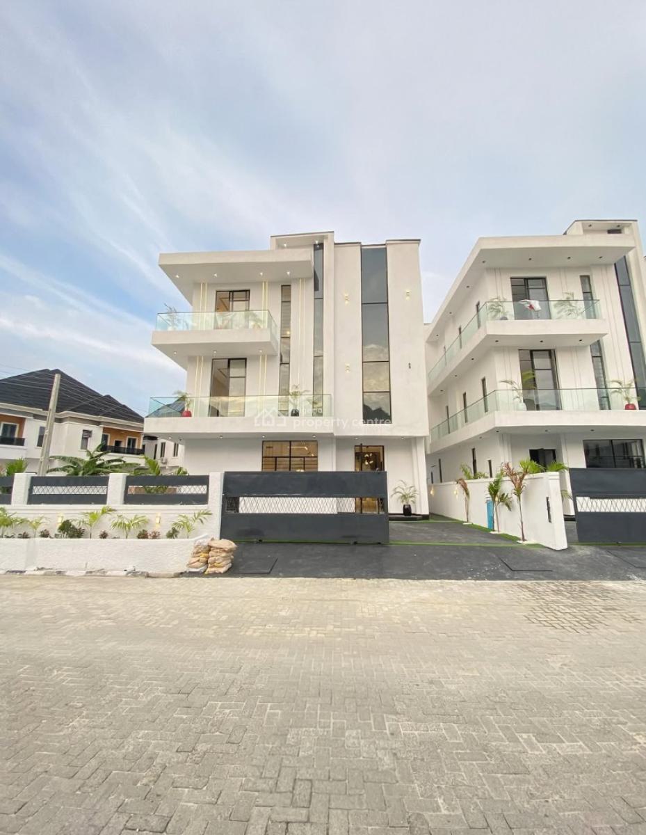 Executive Luxurious 5-bedrooms Deluxe Fully Detached Triplex with Bq, Orchid, Lekki, Lagos, Detached Duplex for Sale