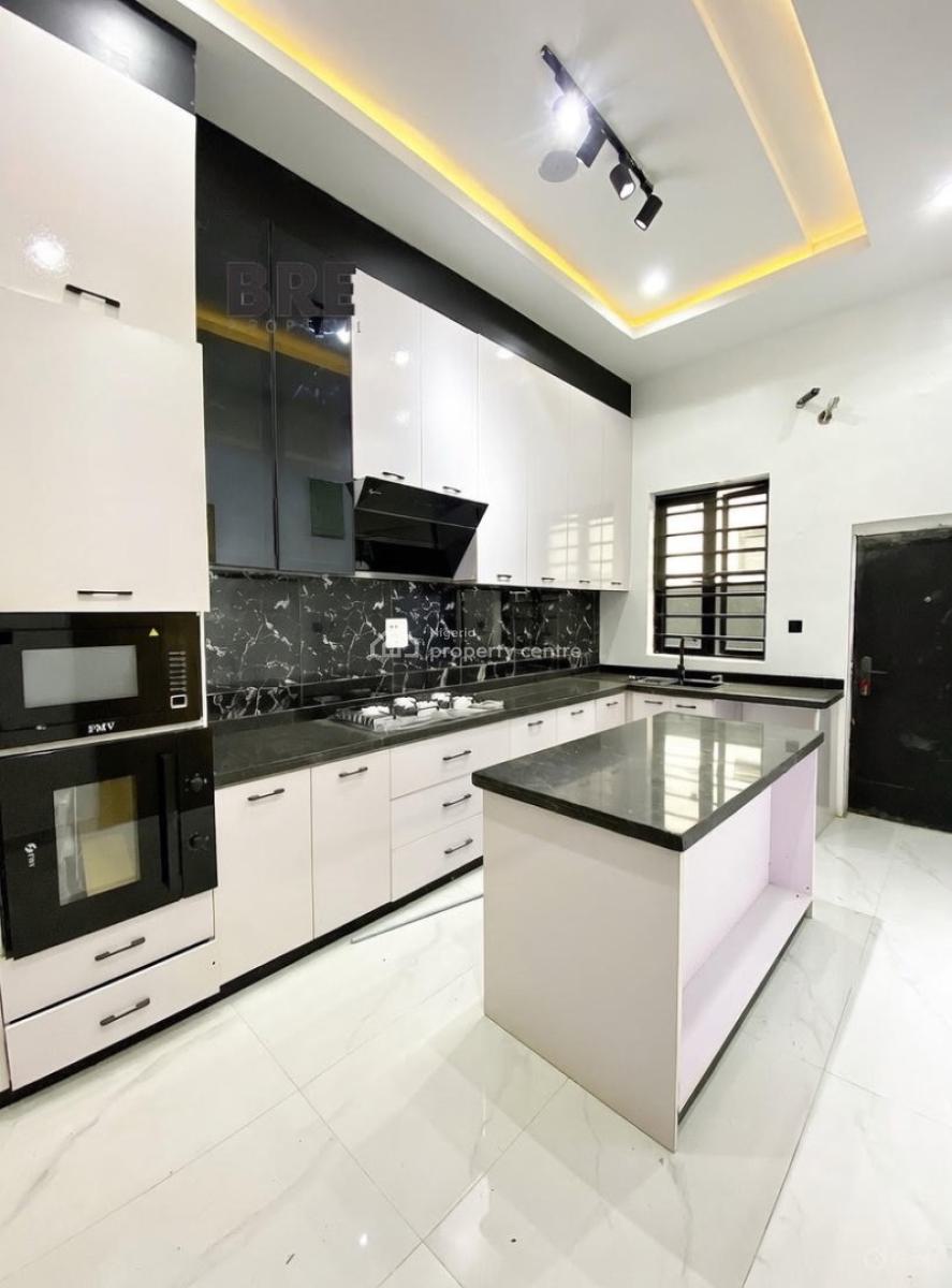 Contemporary 4 Bedroom Semi Detached Duplex with Bq, Chevron, Lekki, Lagos, Semi-detached Duplex for Sale