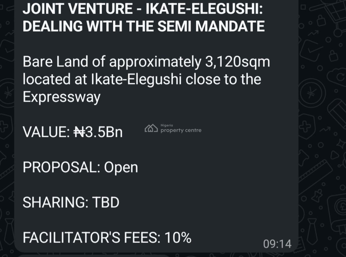 Joint Venture at Ikate Elegushi, Ikate Elegushi, Lekki, Lagos, Mixed-use Land Joint Venture