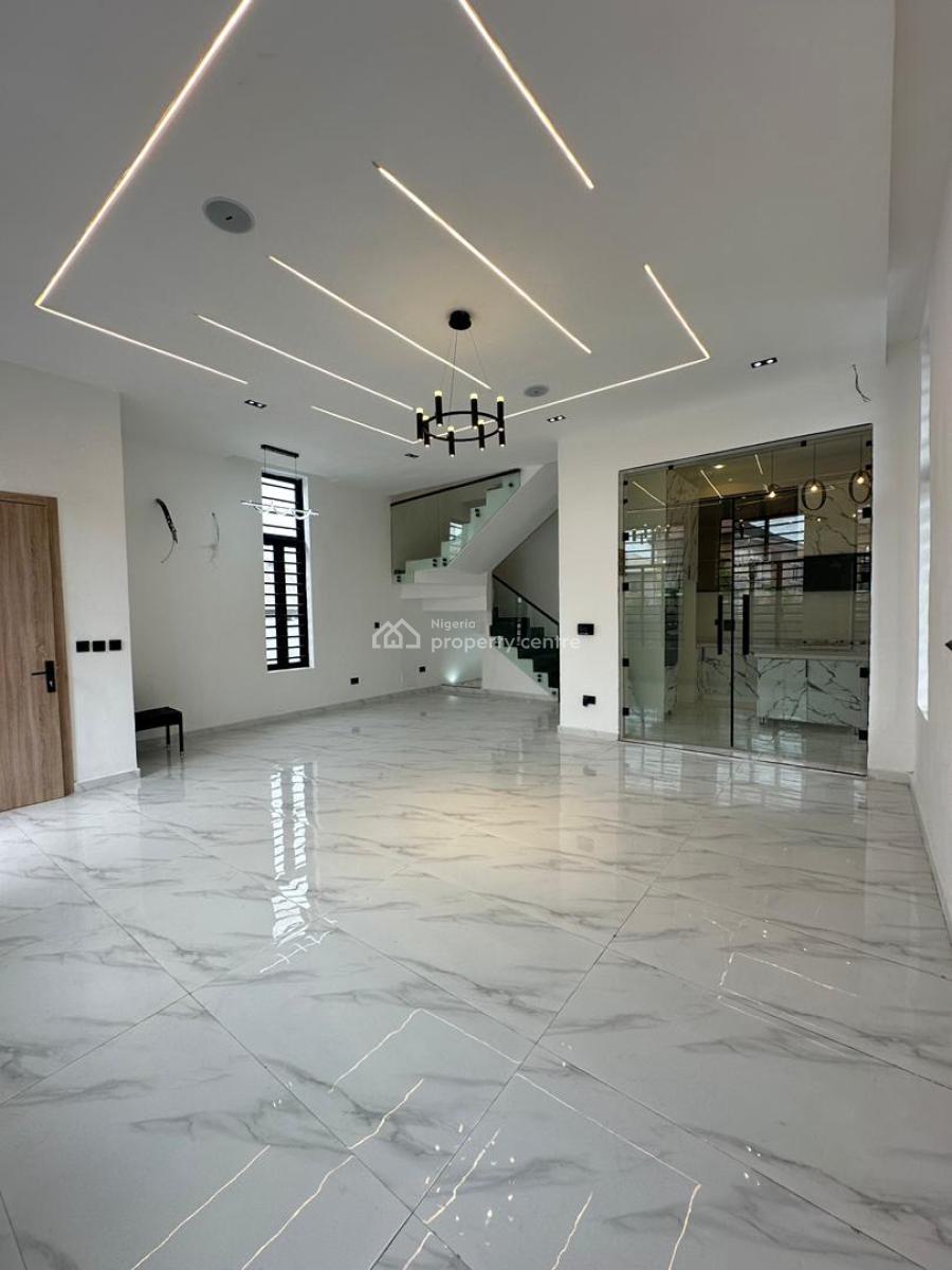 Exquisite Luxury Spacious 5 Bedroom Fully Detached Duplex with Bq, Ajah, Lekki, Lagos, Detached Duplex for Sale