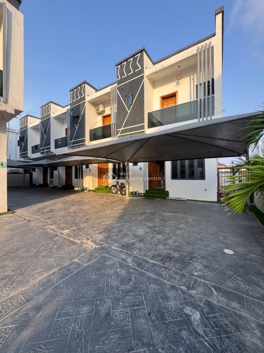 Very Spacious, 2 Bedroom Terrace Cornerpiece Duplex with Bq, Chevron Toll Gate, Orchid Road, Lekki, Lagos, Terraced Duplex for Rent