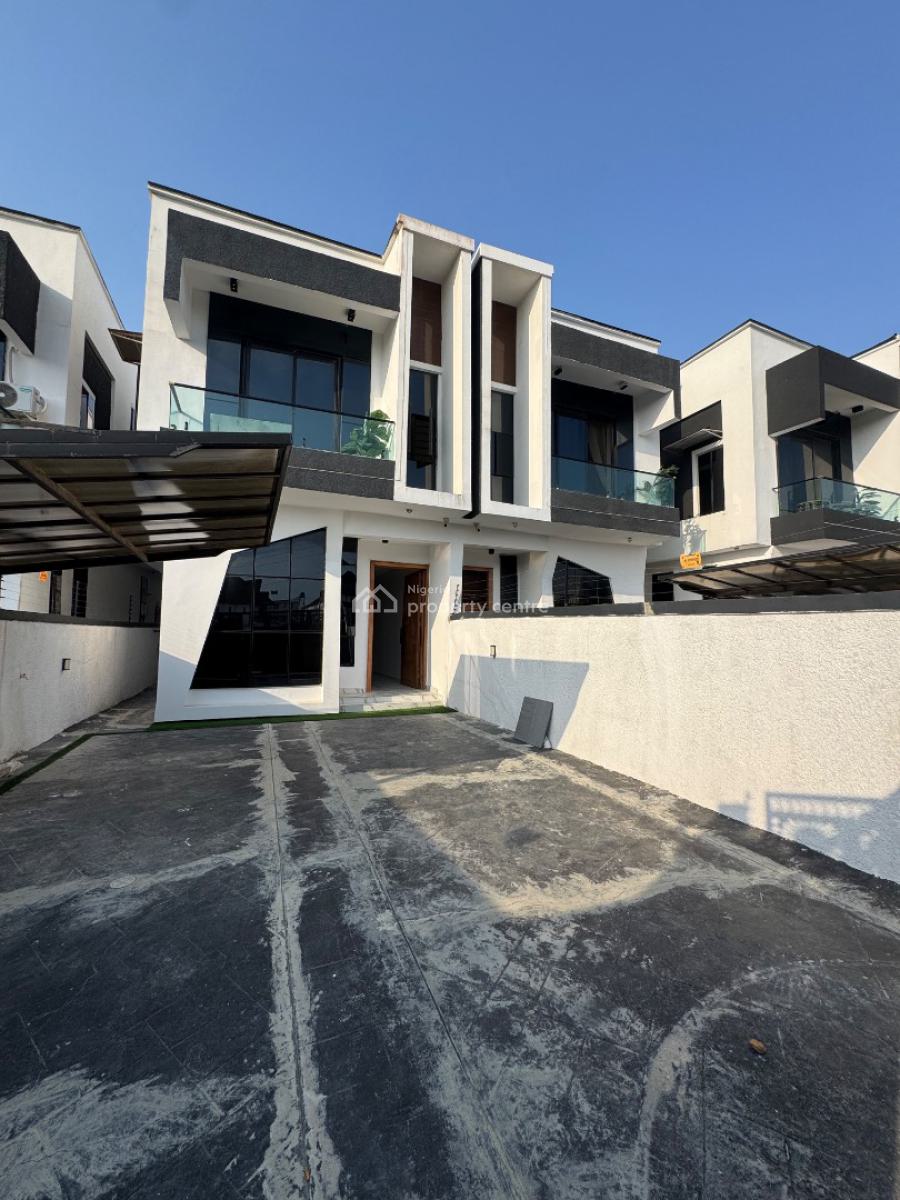 Unbeatable Offer 4 Bed  Self Compound Semi Detached Duplex with Bq, Within a Highly Sought After Estate in Chevron Toll Gate, Orchid Road, Lekki, Lagos, Semi-detached Duplex for Sale