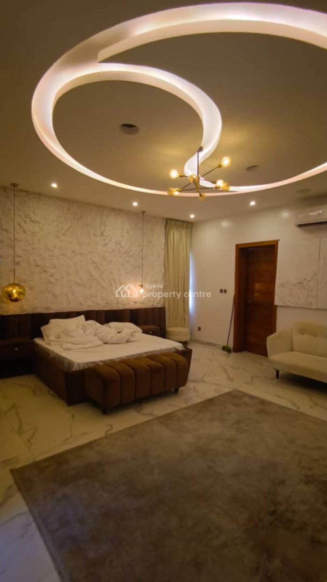 Partly Furnished Luxury 5 Bedroom Detached Duplex + Bq, Bakare Estate, Agungi, Lekki, Lagos, Detached Duplex for Rent