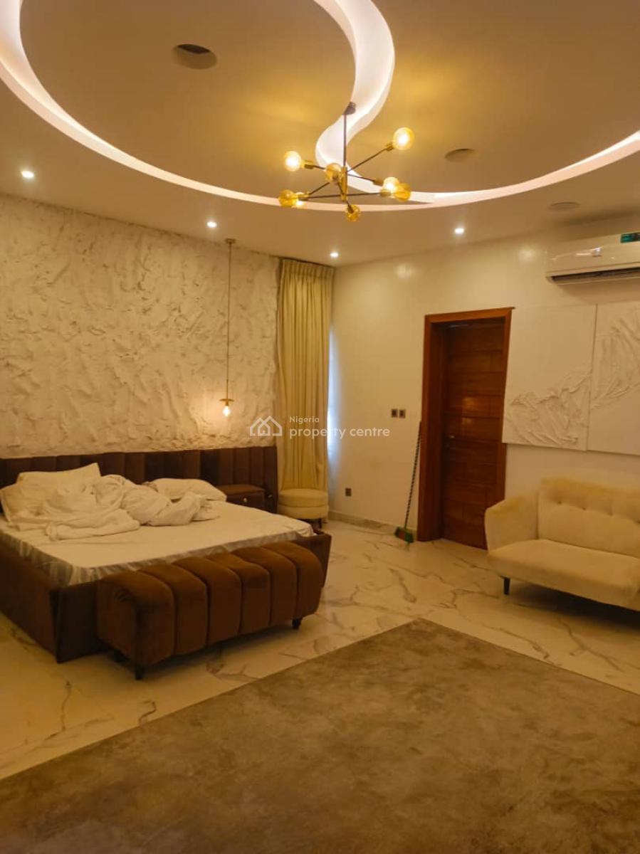 Partly Furnished Luxury 5 Bedroom Detached Duplex + Bq, Bakare Estate, Agungi, Lekki, Lagos, Detached Duplex for Rent