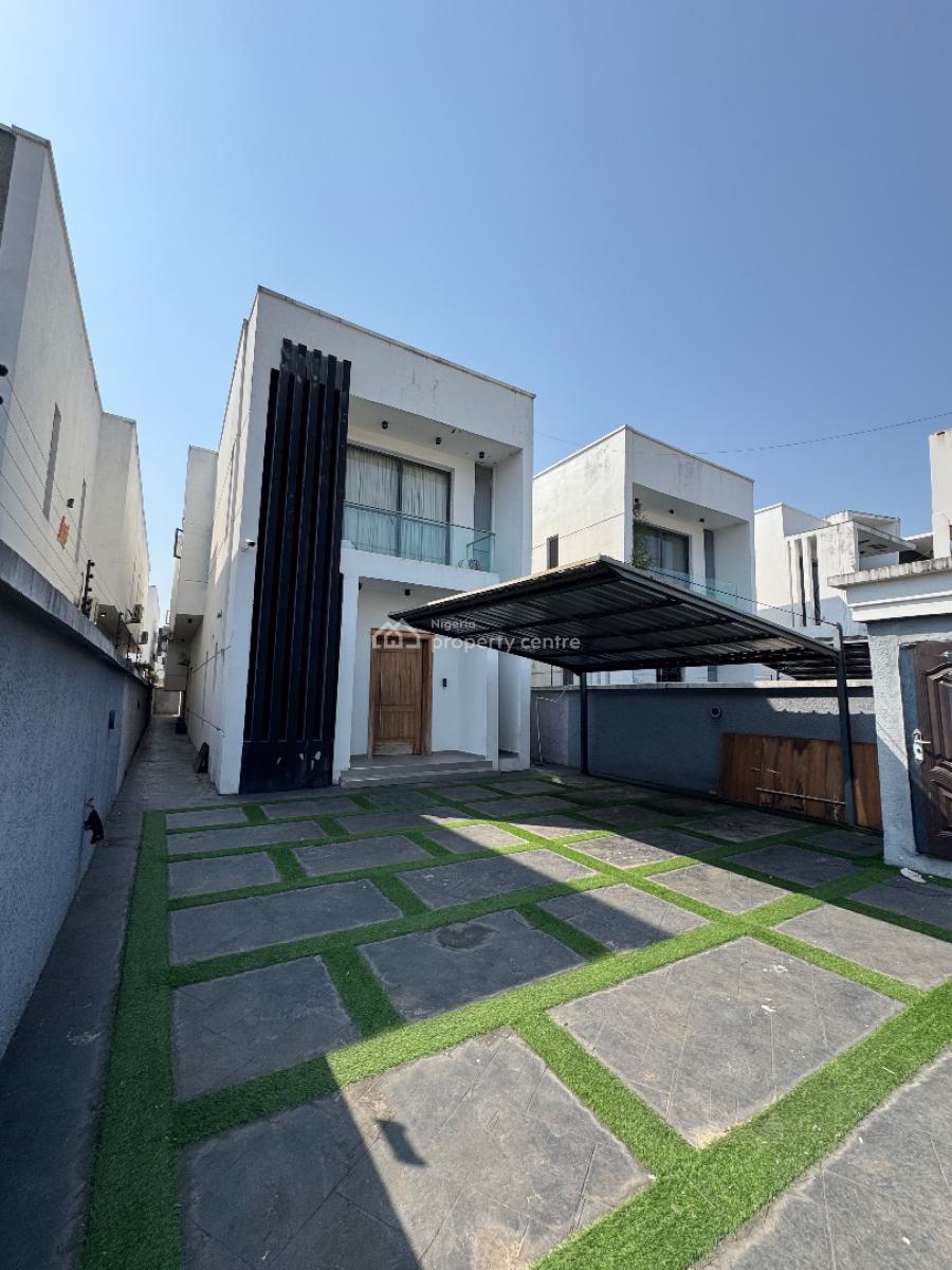 Partly Furnished Luxury 5 Bedroom Detached Duplex + Bq, Bakare Estate, Agungi, Lekki, Lagos, Detached Duplex for Rent