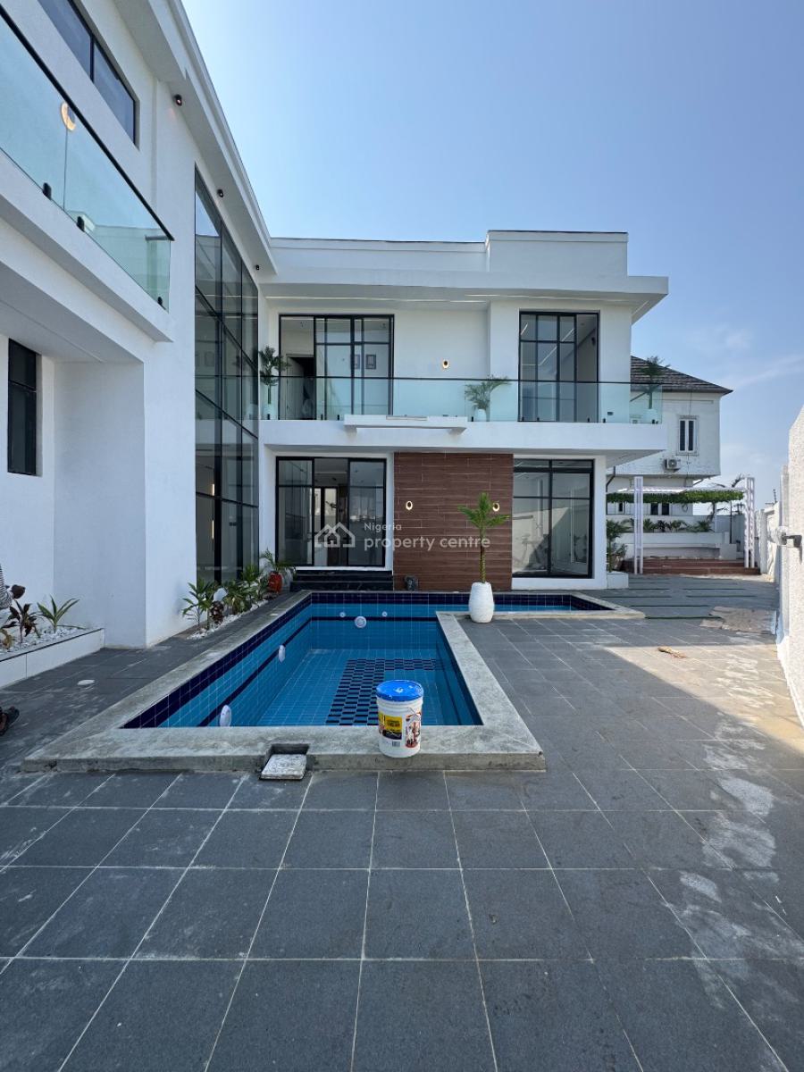 5 Bedroom Masterpiece with L Shaped Pool, Gazebo, Pool, Gym ,2 Kitchen, Fully Automated Smart Home , with Luxury Finish,  Chevron Drive ,, Lekki, Lagos, Detached Duplex for Sale