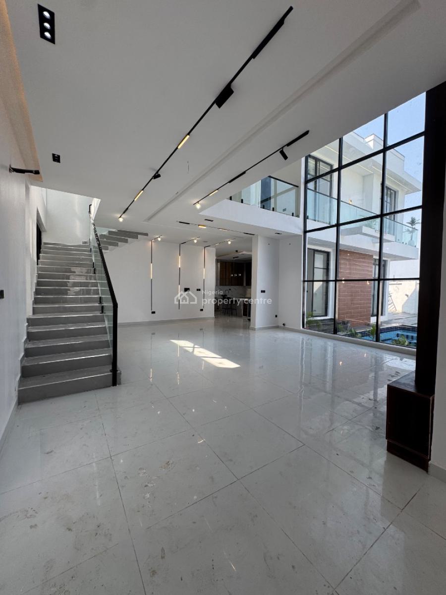 5 Bedroom Masterpiece with L Shaped Pool, Gazebo, Pool, Gym ,2 Kitchen, Fully Automated Smart Home , with Luxury Finish,  Chevron Drive ,, Lekki, Lagos, Detached Duplex for Sale
