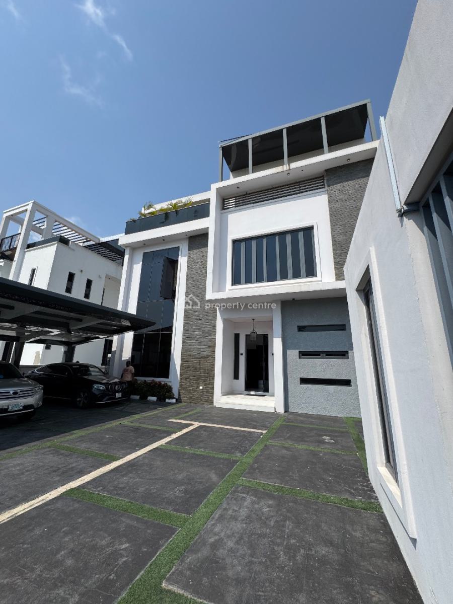 Fully Furnished Luxury 6 Bedroom Detached Duplex + 2bq, Pool, Gym, Inv, Pinnock Beach Estate, Osapa, Lekki, Lagos, Detached Duplex for Rent