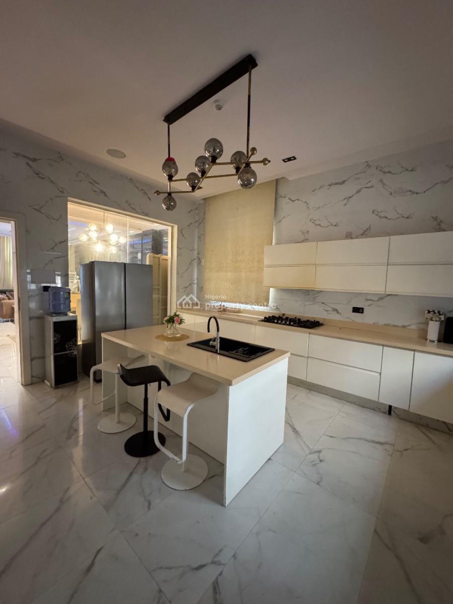 Fully Furnished Luxury 6 Bedroom Detached Duplex + 2bq, Pool, Gym, Inv, Pinnock Beach Estate, Osapa, Lekki, Lagos, Detached Duplex for Rent