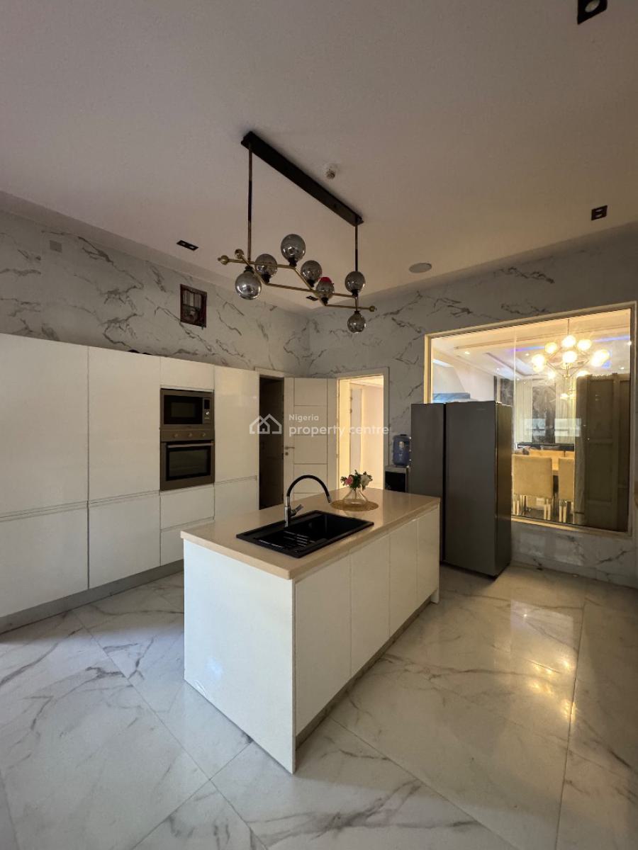 Fully Furnished Luxury 6 Bedroom Detached Duplex + 2bq, Pool, Gym, Inv, Pinnock Beach Estate, Osapa, Lekki, Lagos, Detached Duplex for Rent