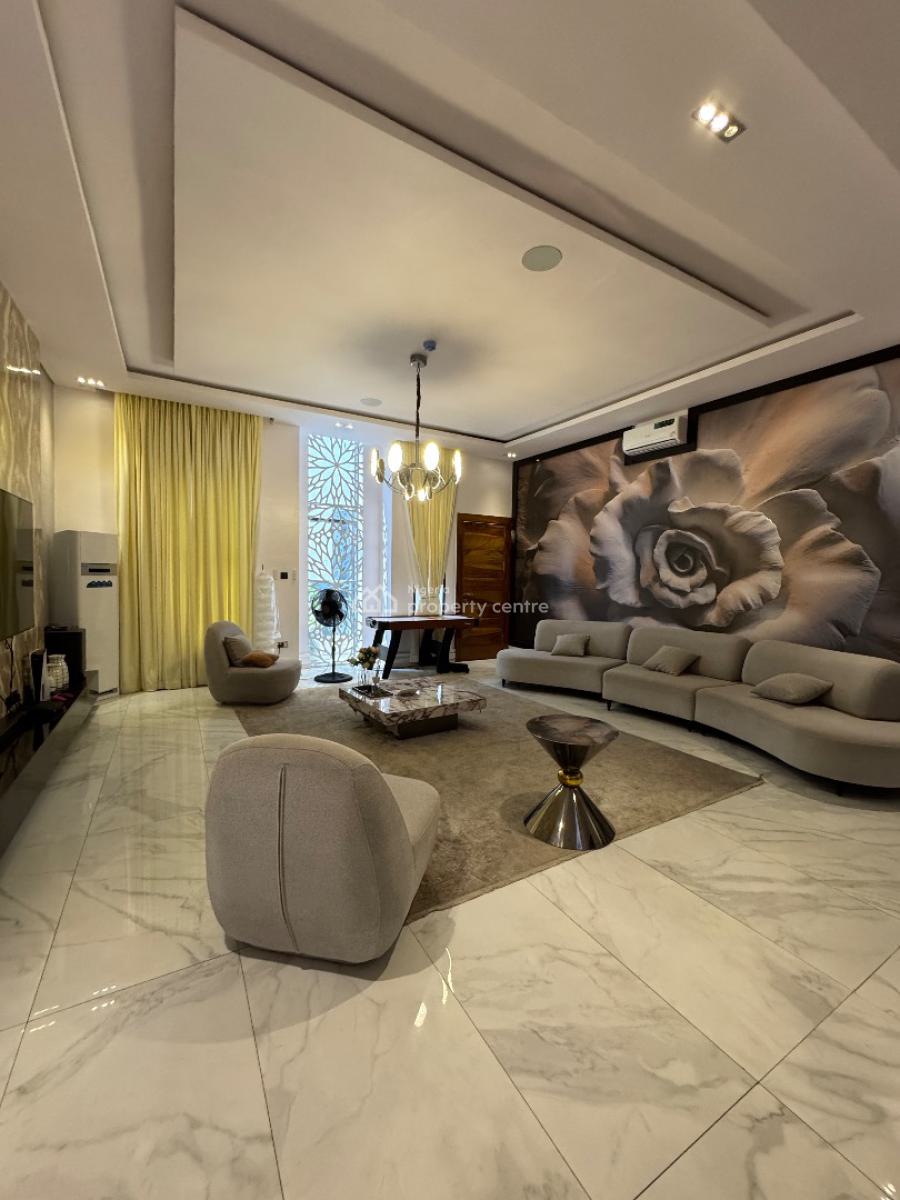 Fully Furnished Luxury 6 Bedroom Detached Duplex + 2bq, Pool, Gym, Inv, Pinnock Beach Estate, Osapa, Lekki, Lagos, Detached Duplex for Rent