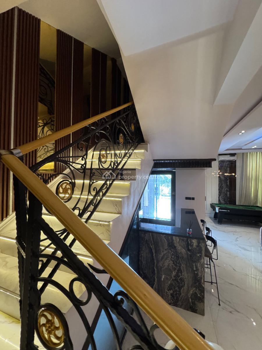 Fully Furnished Luxury 6 Bedroom Detached Duplex + 2bq, Pool, Gym, Inv, Pinnock Beach Estate, Osapa, Lekki, Lagos, Detached Duplex for Rent