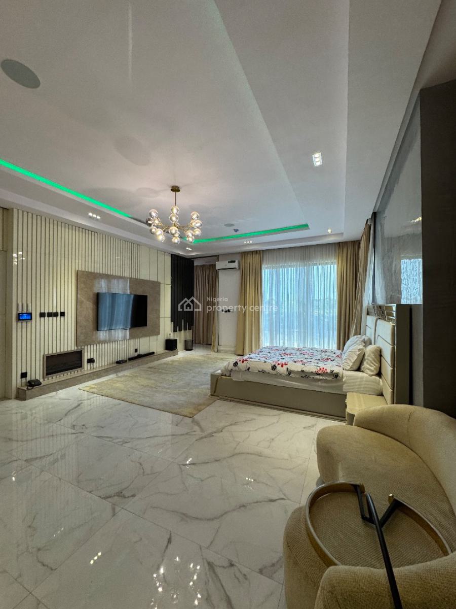 Fully Furnished Luxury 6 Bedroom Detached Duplex + 2bq, Pool, Gym, Inv, Pinnock Beach Estate, Osapa, Lekki, Lagos, Detached Duplex for Rent
