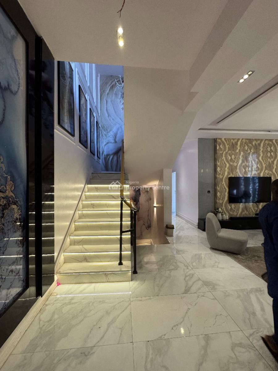 Fully Furnished Luxury 6 Bedroom Detached Duplex + 2bq, Pool, Gym, Inv, Pinnock Beach Estate, Osapa, Lekki, Lagos, Detached Duplex for Rent