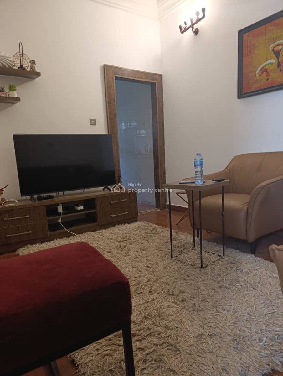 1 Bedroom Serviced & Furnished Flat,pool, Gym,24/7 Power Supply, Maitama. Serene Neighborhood, Maitama District, Abuja, Flat / Apartment for Rent