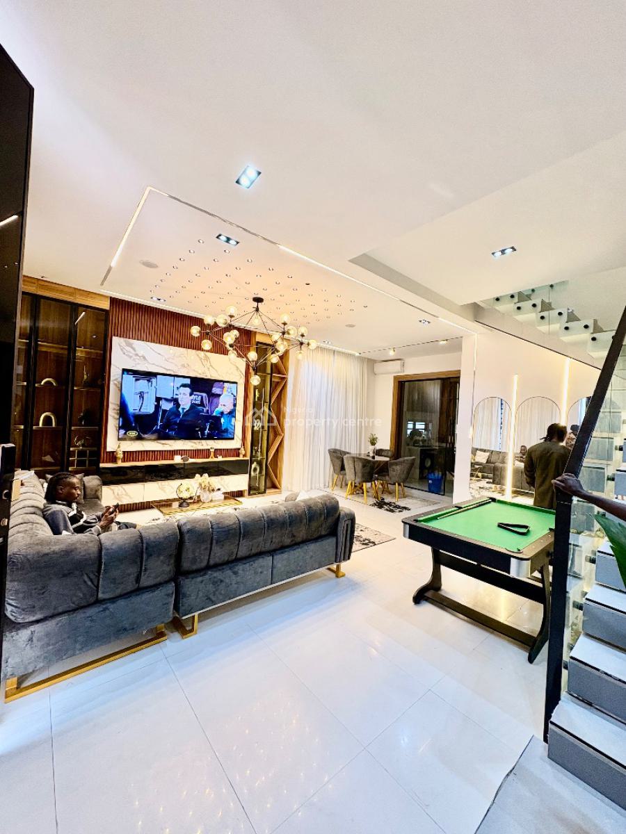 Super Deluxe 4 Bedroom Duplex with Ps5 and Snooker, Dpkay Estate, Orchid Road By Lekki 2nd Toll Gate, Lekki, Lagos, Detached Duplex Short Let