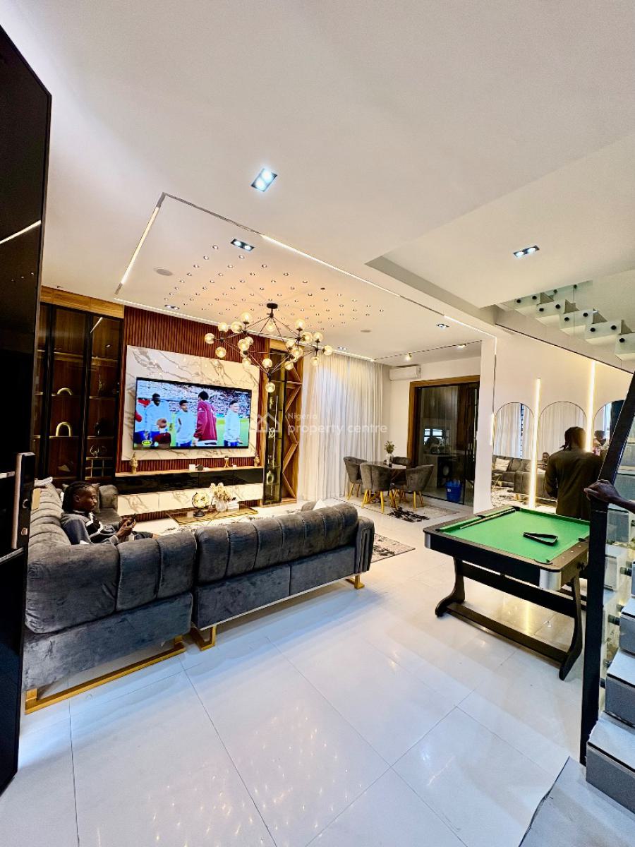 Super Deluxe 4 Bedroom Duplex with Ps5 and Snooker, Dpkay Estate, Orchid Road By Lekki 2nd Toll Gate, Lekki, Lagos, Detached Duplex Short Let