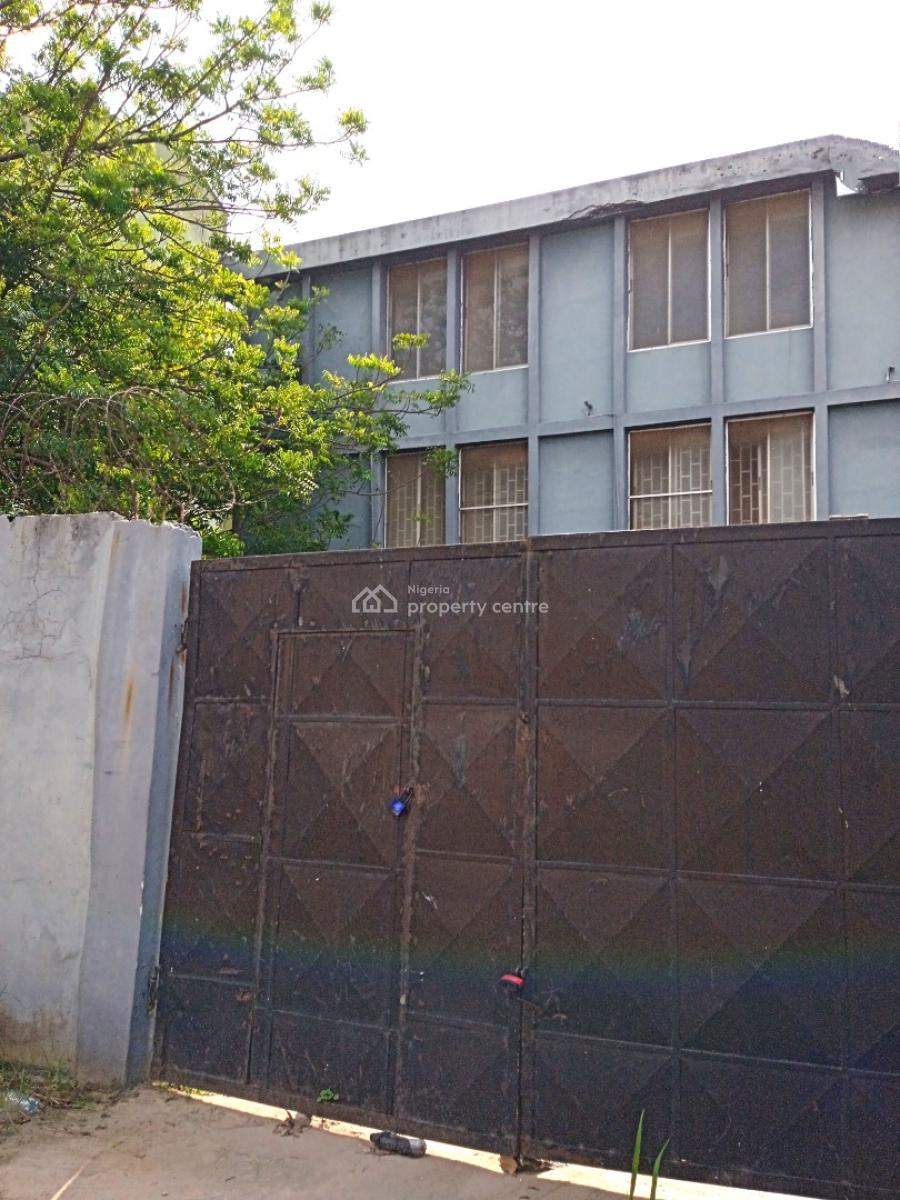 3 Storey Office Building with Self Compound on Wempo Road, Ikeja, Wempo Road, Ogba, Ikeja, Lagos, Office Space for Rent