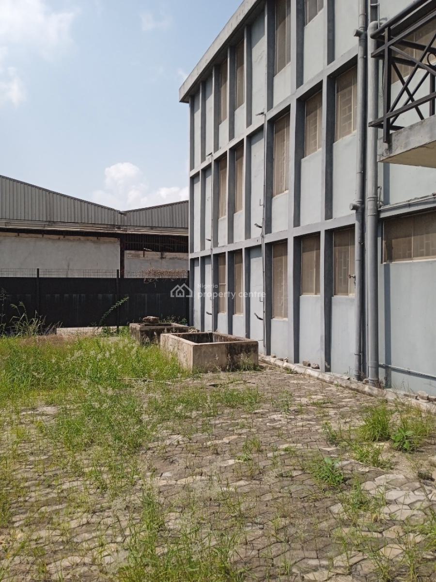 3 Storey Office Building with Self Compound, Wempo Road, Ogba, Ikeja, Lagos, Office Space for Rent