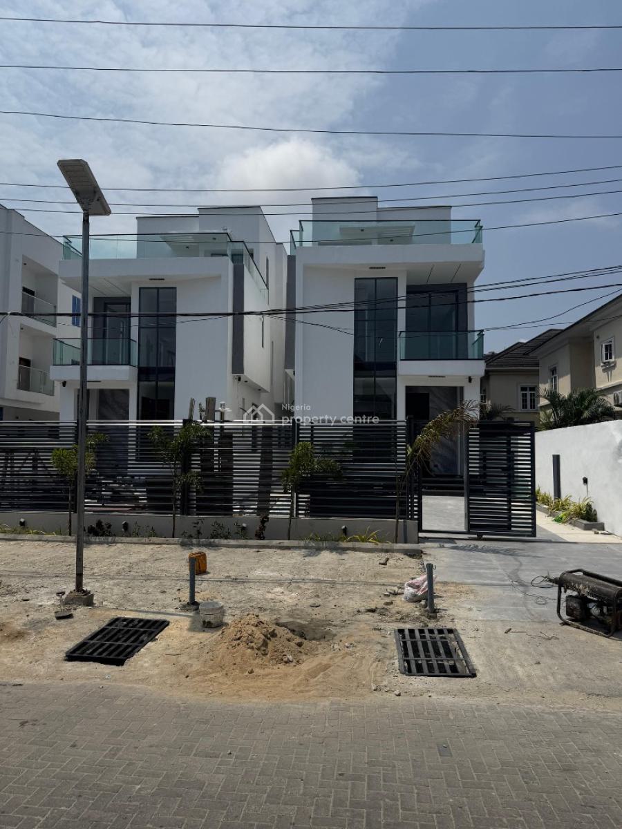 Lovely 5 Bedroom Duplex with a Bq,pool,cinema, Chevron, Lekki, Lagos, House for Sale