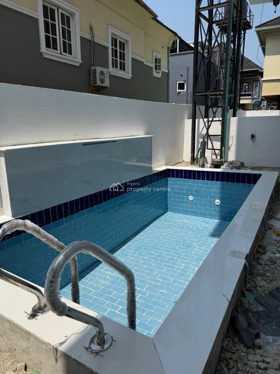 Lovely 5 Bedroom Duplex with a Bq,pool,cinema, Chevron, Lekki, Lagos, House for Sale