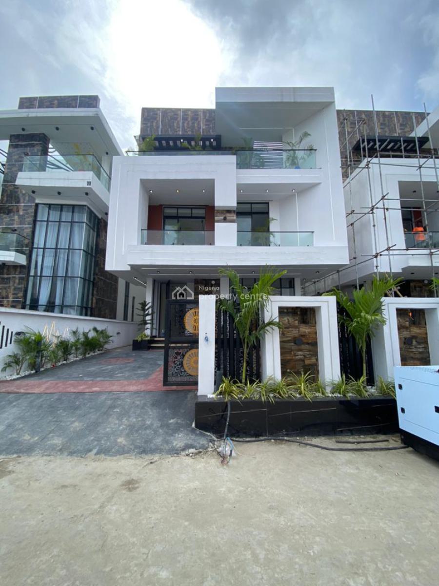Excellent 5 Bedroom Duplex with a Pool,cinema,bq, Chevron, Lekki, Lagos, House for Sale