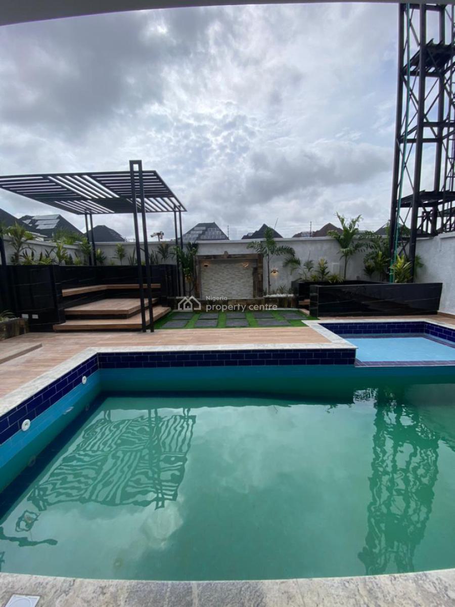 Excellent 5 Bedroom Duplex with a Pool,cinema,bq, Chevron, Lekki, Lagos, House for Sale