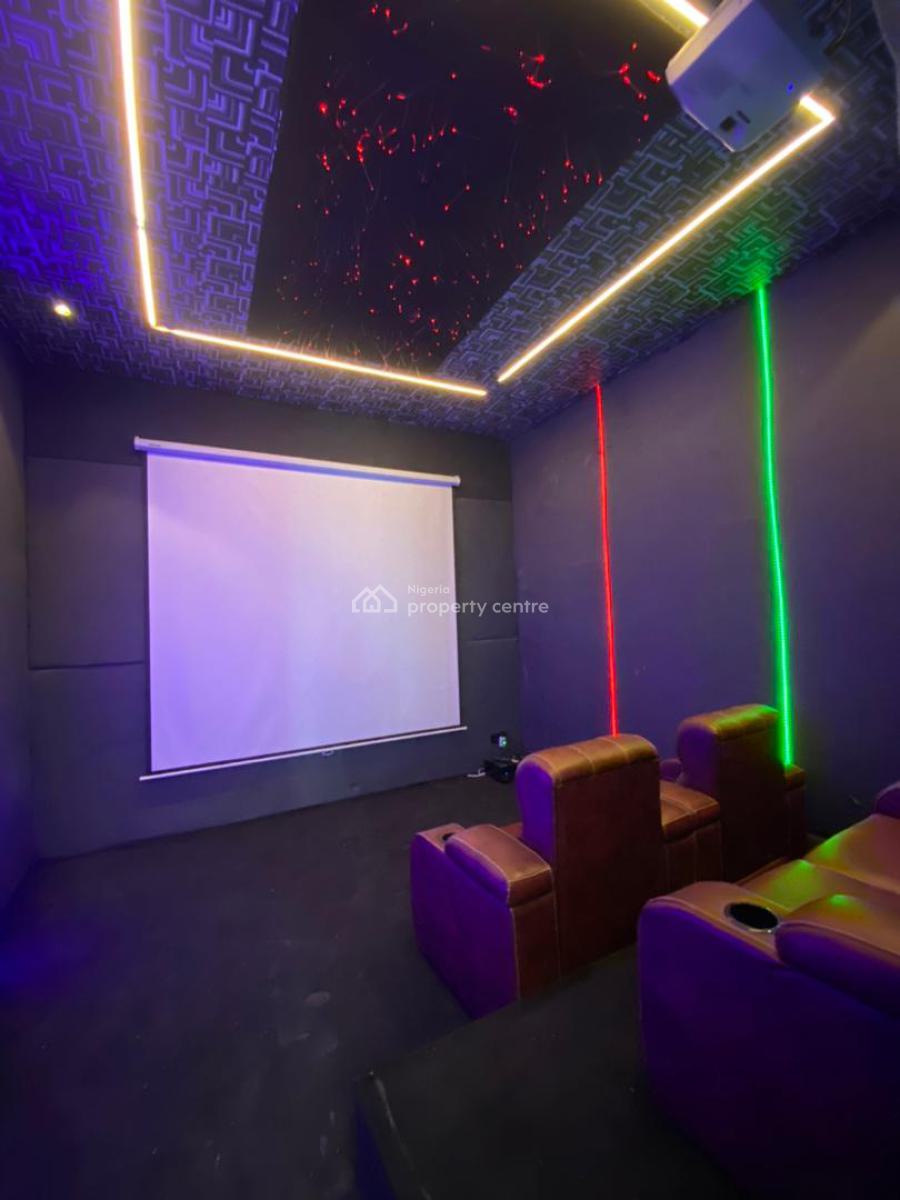 Excellent 5 Bedroom Duplex with a Pool,cinema,bq, Chevron, Lekki, Lagos, House for Sale