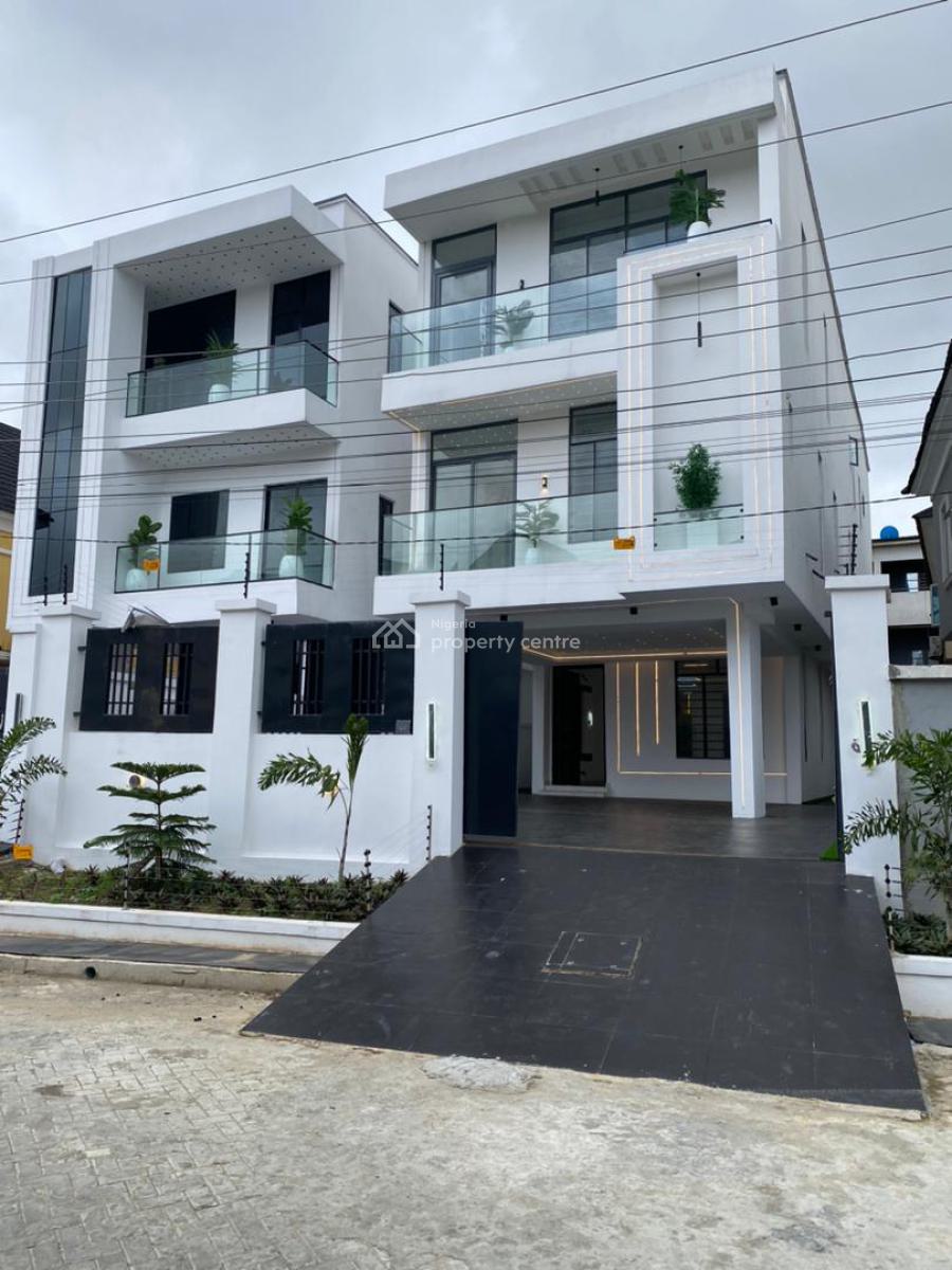Excellent 5 Bedroom Duplex with a Bq,pool, Chevron, Lekki, Lagos, House for Sale