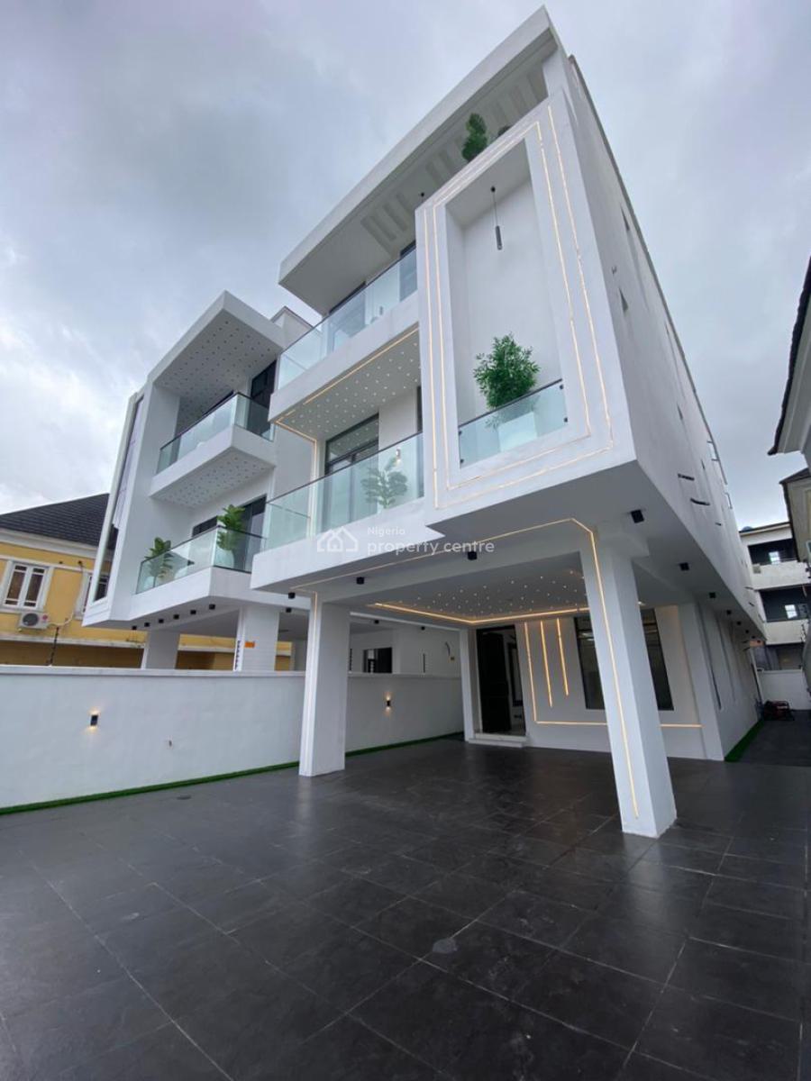 Excellent 5 Bedroom Duplex with a Bq,pool, Chevron, Lekki, Lagos, House for Sale