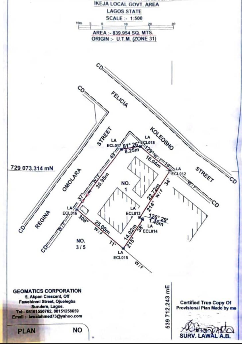Joint Venture 12 Flats, Gated, Opebi, Ikeja, Lagos, Residential Land Joint Venture