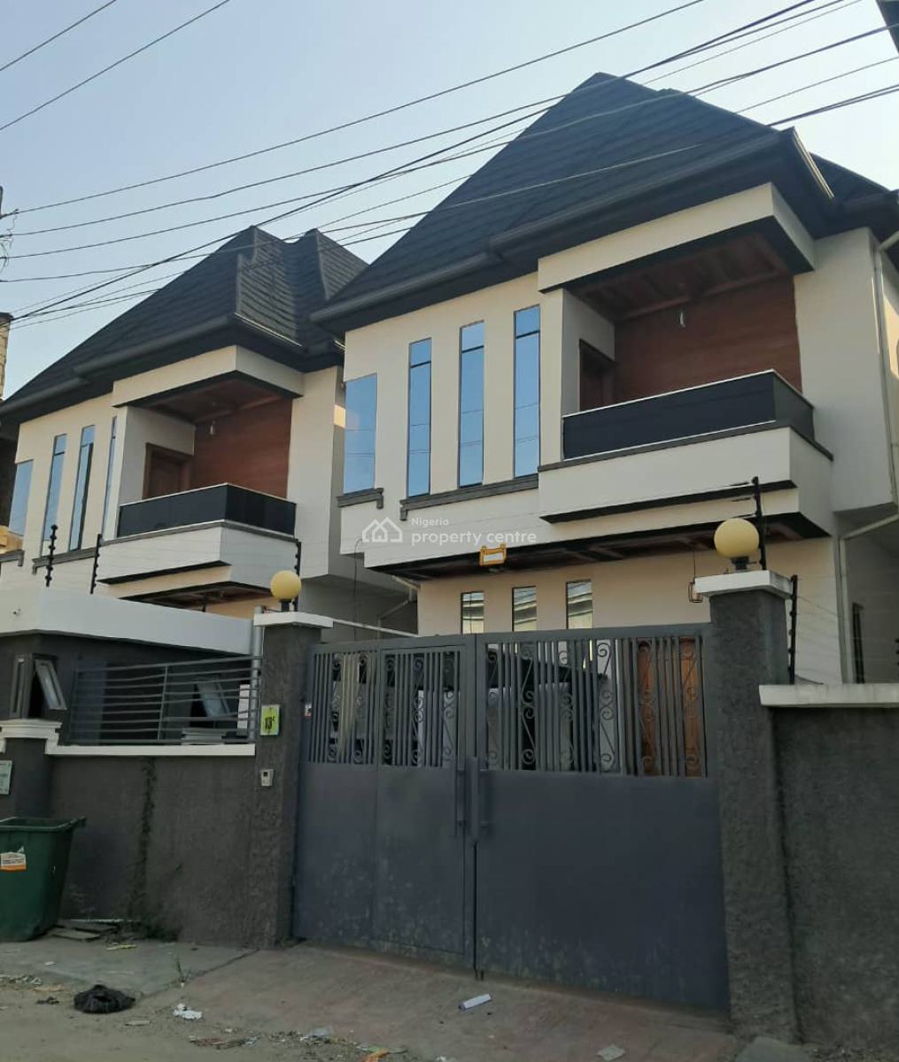Self Serviced 4-bedroom Semi-detached Duplex + Gatehouse + Bq, Orchid, Lekki, Lagos, Semi-detached Duplex for Rent