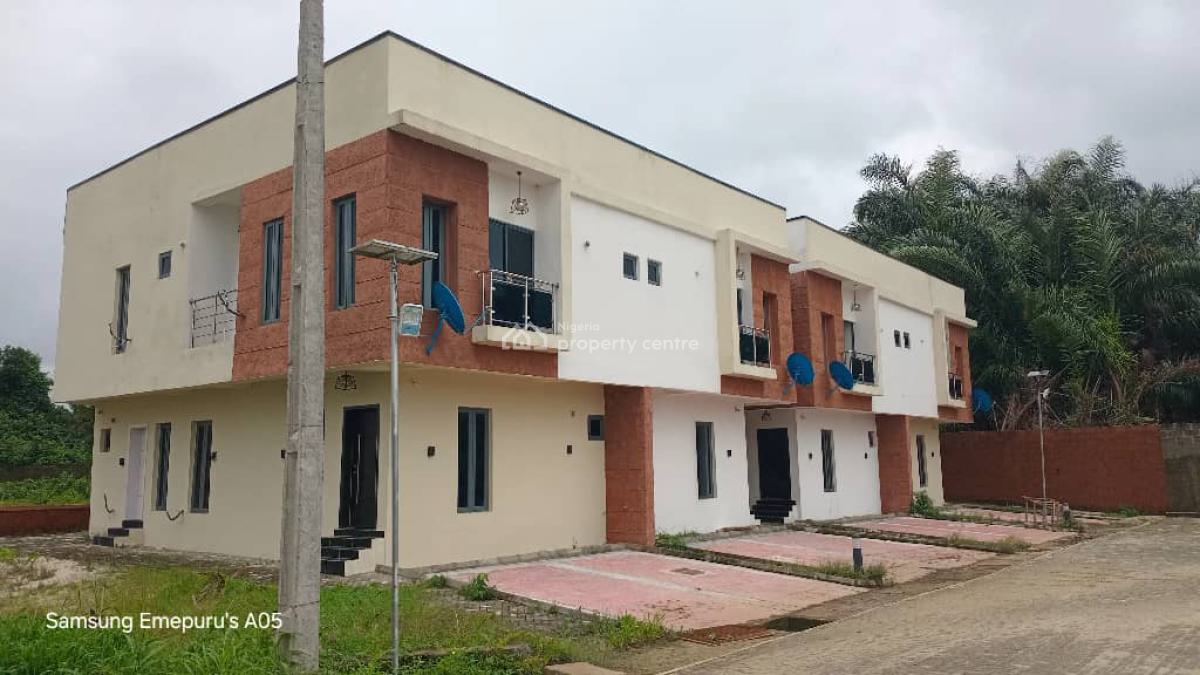 Brand Newly Built Luxury 3bedrooms Semi Detached Duplex with Bq, Pearl Nuga Park Estate Sangotedo, Sangotedo, Ajah, Lagos, Semi-detached Duplex for Sale