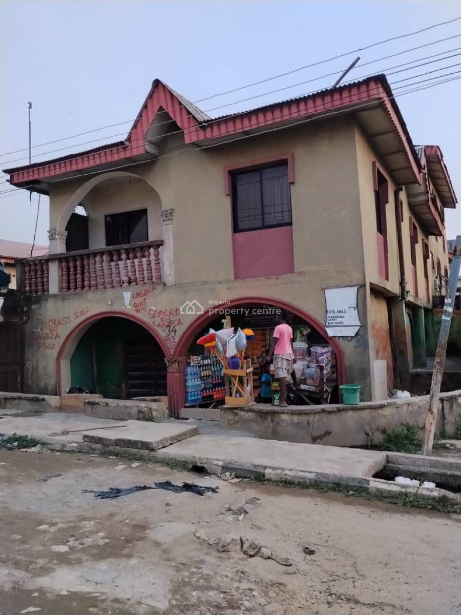 a Storey Building on a Half Plot of Land Available, Goodluck, Ori-oke, Ogudu, Lagos, House for Sale